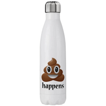 Shit Happens, Stainless steel, double-walled, 750ml