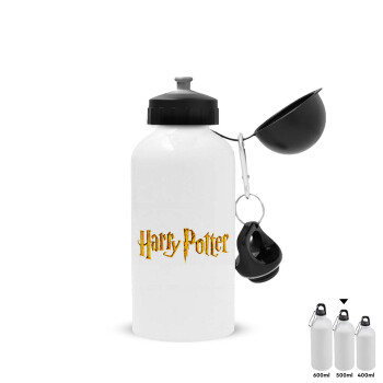 Harry potter movie, Μεταλλικό παγούρι νερού, Λευκό, αλουμινίου 500ml