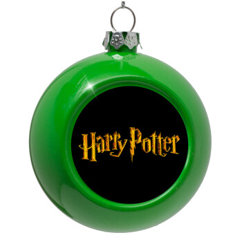 Harry potter movie, Green Christmas tree ornament bauble 8cm