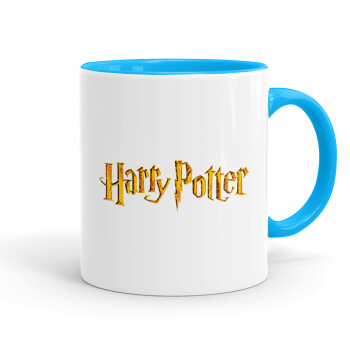 Harry potter movie, Mug colored light blue, ceramic, 330ml