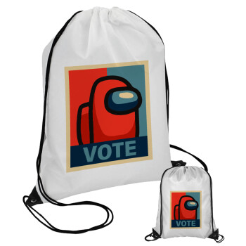 Among US VOTE, Τσάντα πουγκί με μαύρα κορδόνια (1 τεμάχιο)