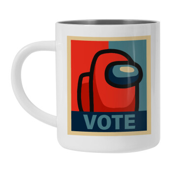 Among US VOTE, Mug Stainless steel double wall 450ml