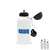 Metal water bottle, White, aluminum 500ml