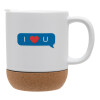 Ceramic coffee mug Cork (MAT), 330ml (1pcs)