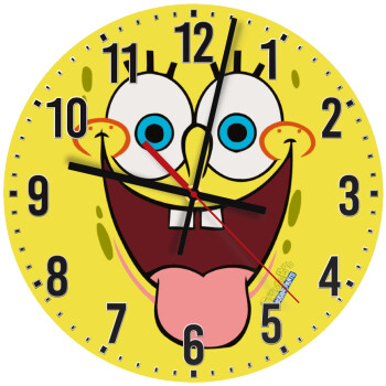 SpongeBob SquarePants smile, Ρολόι τοίχου ξύλινο (30cm)