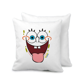 SpongeBob SquarePants smile, Sofa cushion 40x40cm includes filling