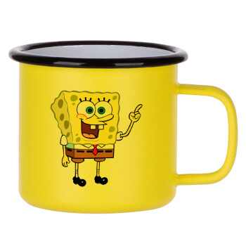 SpongeBob SquarePants character, Metallic enamel MATT Yellow cup 360ml