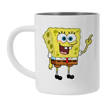 SpongeBob SquarePants character, Mug Stainless steel double wall 450ml