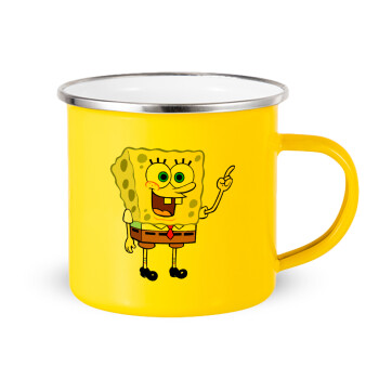 SpongeBob SquarePants character, Κούπα Μεταλλική εμαγιέ Κίτρινη 360ml