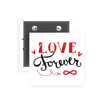 Love forever ∞, Κονκάρδα παραμάνα τετράγωνη 5x5cm