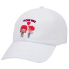 Adult Baseball Cap White 5-panel (POLYESTER, ADULT, UNISEX, ONE SIZE)