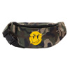 Unisex waist bag (banana) in Jungle camouflage color with 2 pockets