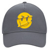 Ultimate Adult Hat Grey, (100% COTTON DRILL, ADULT, UNISEX, ONE SIZE)