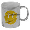 Mug ceramic marble style, 330ml