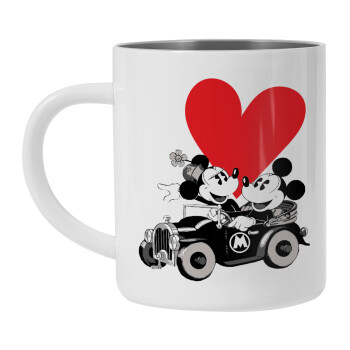 Mickey & Minnie love car, Κούπα Ανοξείδωτη διπλού τοιχώματος 450ml