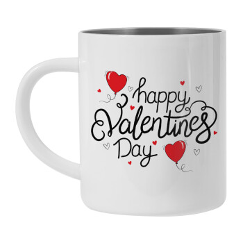 Happy Valentines Day!!!, Mug Stainless steel double wall 450ml