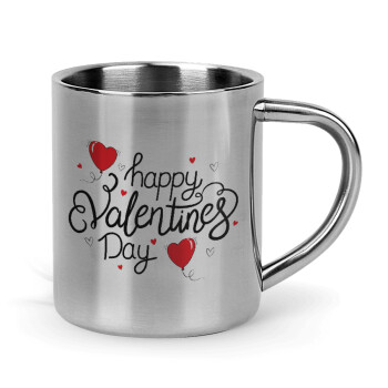 Happy Valentines Day!!!, Mug Stainless steel double wall 300ml