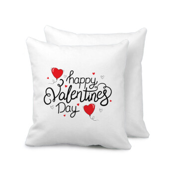 Happy Valentines Day!!!, Sofa cushion 40x40cm includes filling
