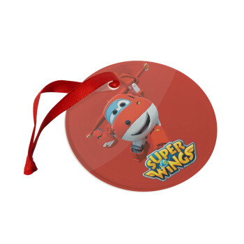 Super Wings, Christmas ornament glass 9cm