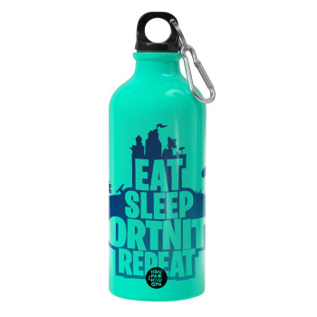 Eat Sleep Fortnite Repeat, Water bottle 600ml