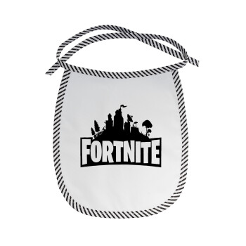 Fortnite, Σαλιάρα μωρού αλέκιαστη με κορδόνι Μαύρη