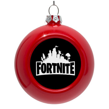 Fortnite, Στολίδι Χριστουγεννιάτικη μπάλα δένδρου Κόκκινη 8cm