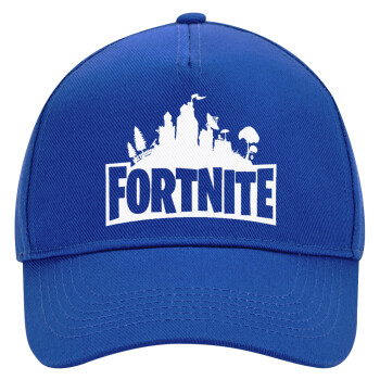 Fortnite, Ultimate Adult Hat BLUE, (100% COTTON DRILL, ADULT, UNISEX, ONE SIZE)