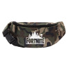 Unisex waist bag (banana) in Jungle camouflage color with 2 pockets