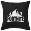 Sofa cushion black 50x50cm includes filling