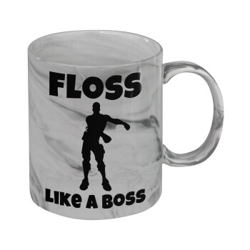 Fortnite Floss Like a Boss, Mug ceramic marble style, 330ml