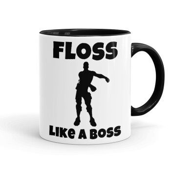 Fortnite Floss Like a Boss, Mug colored black, ceramic, 330ml