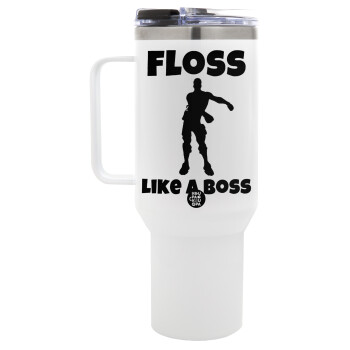 Fortnite Floss Like a Boss, Mega Stainless steel Tumbler with lid, double wall 1,2L