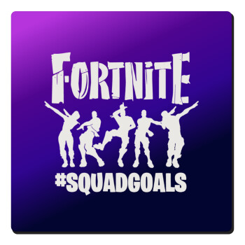 Fortnite #squadgoals, Τετράγωνο μαγνητάκι ξύλινο 6x6cm