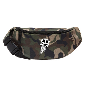 Fortnite Marshmello, Unisex waist bag (banana) in Jungle camouflage color with 2 pockets