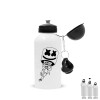 Metal water bottle, White, aluminum 500ml