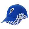 Adult Ultimate BLUE RACING Cap, (100% COTTON DRILL, ADULT, UNISEX, ONE SIZE)