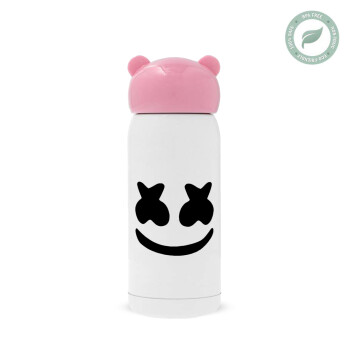 Marshmello, Pink stainless steel thermal flask, 320ml