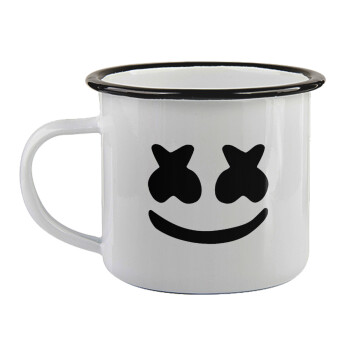 Marshmello, Κούπα εμαγιέ με μαύρο χείλος 360ml