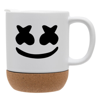 Marshmello, Ceramic coffee mug Cork (MAT), 330ml (1pcs)