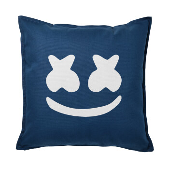 Marshmello, Sofa cushion Blue 50x50cm includes filling