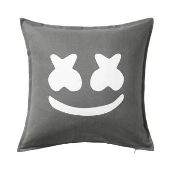 Marshmello, Sofa cushion Grey 50x50cm includes filling