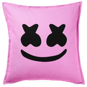 Marshmello, Sofa cushion Pink 50x50cm includes filling