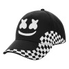 Adult Ultimate BLACK RACING Cap, (100% COTTON DRILL, ADULT, UNISEX, ONE SIZE)