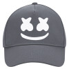 Ultimate Adult Hat Grey, (100% COTTON DRILL, ADULT, UNISEX, ONE SIZE)