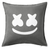 Sofa cushion Grey 50x50cm includes filling