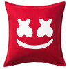 Sofa cushion RED 50x50cm includes filling