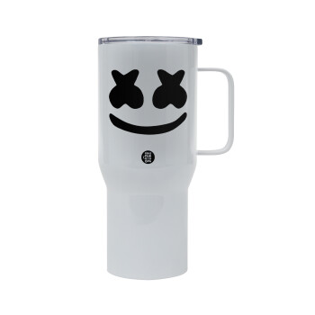 Marshmello, Mega Stainless steel Tumbler with lid, double wall 750L