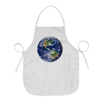 Planet Earth, Chef Apron Short Full Length Adult (63x75cm)