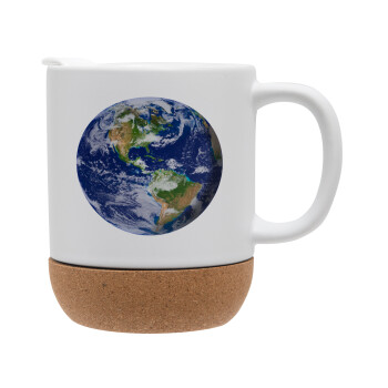 Planet Earth, Ceramic coffee mug Cork (MAT), 330ml (1pcs)