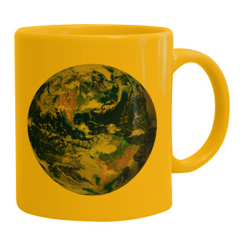 Planet Earth, Κούπα, κεραμική κίτρινη, 330ml (1 τεμάχιο)